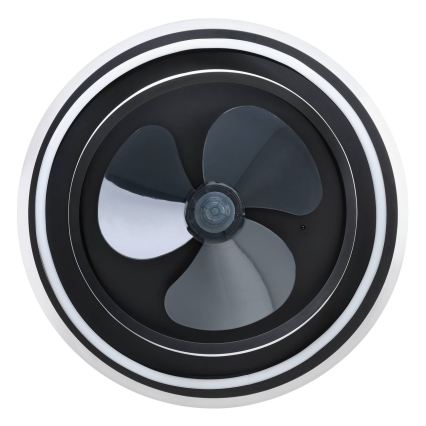 Eglo - Dimbara LED-takfläkt 4xLED/9W/230V 2700-6500K Ø 50 cm svart + fjärrkontroll