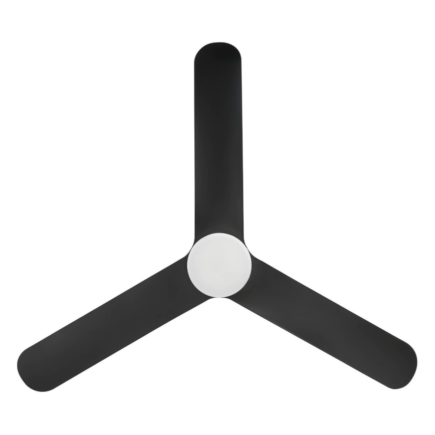 Eglo - LED-dimmbar takfläkt LED/17W/230V 3000/4000/5000K Ø 132 cm svart + fjärrkontroll
