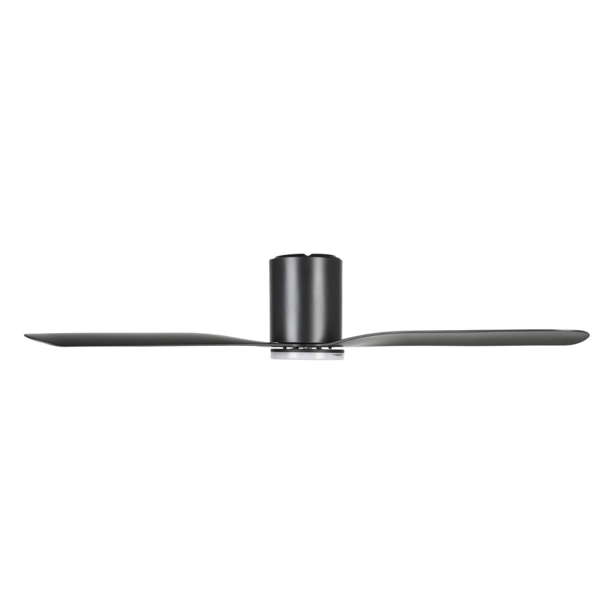 Eglo - LED-dimmbar takfläkt LED/17W/230V 3000/4000/5000K Ø 132 cm svart + fjärrkontroll