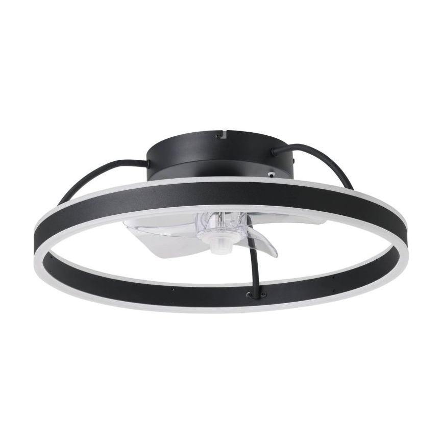 Eglo - LED RGBW dimmbar takfläkt LED/36W/230V 3000-6500K Ø 50 cm svart + fjärrkontroll