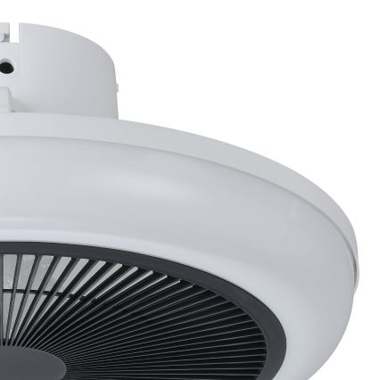 Eglo - LED dimbar takfläkt 3xLED/8,5W/230V 2700-6500K Ø 45,5 cm svart + fjärrkontroll