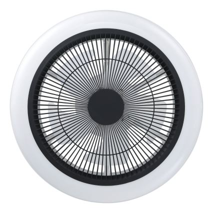 Eglo - LED dimbar takfläkt 3xLED/8,5W/230V 2700-6500K Ø 45,5 cm svart + fjärrkontroll