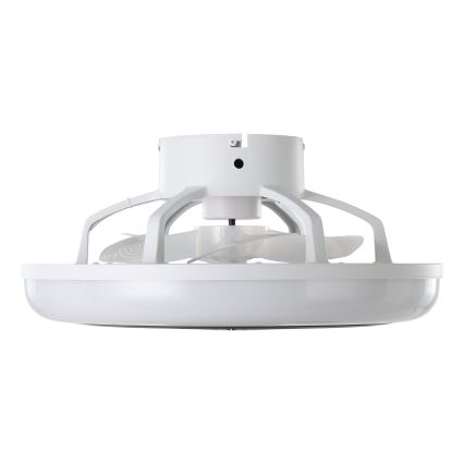 Eglo - LED dimbar takfläkt 3xLED/8,5W/230V 2700-6500K Ø 45,5 cm svart + fjärrkontroll