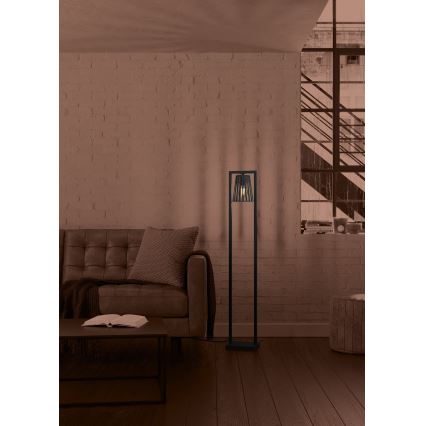 Eglo - Golvlampa 1xE27/40W/230V svart