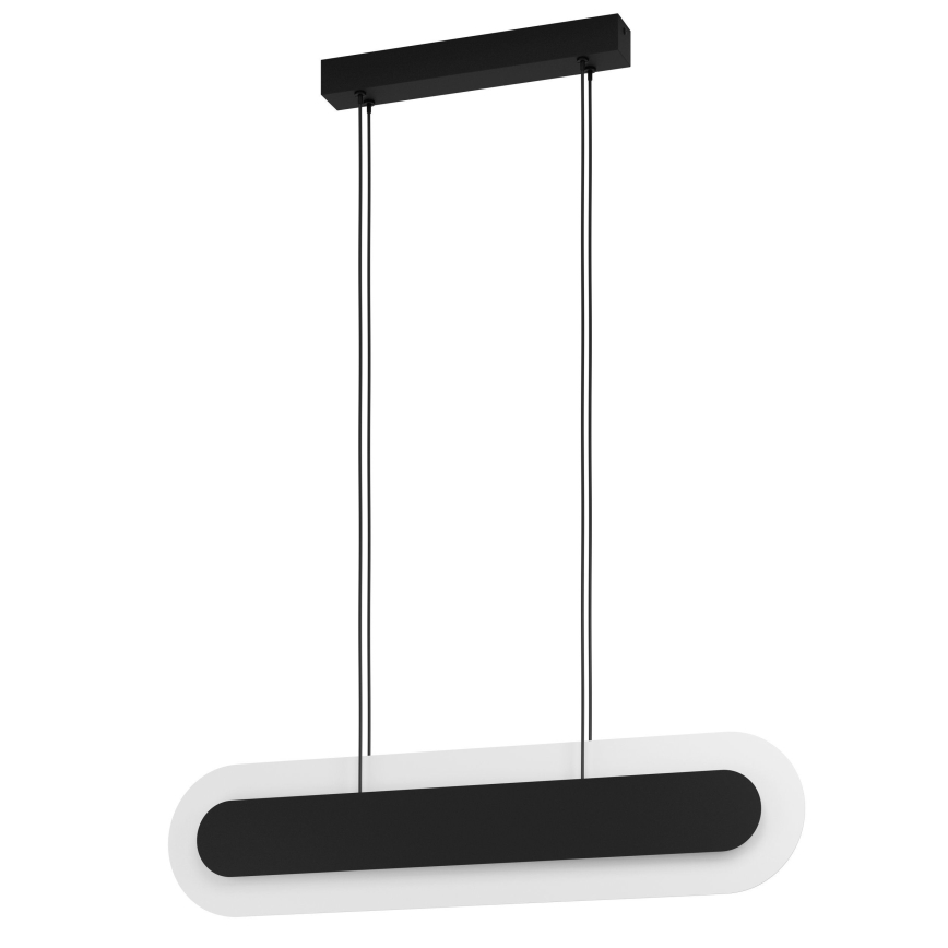 Eglo - LED ljusreglerad ljuskrona på textilsladd LED/32W/230V 3000K svart