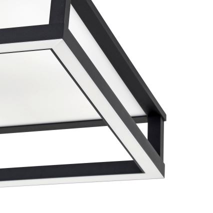 Eglo - LED Dimbar taklampa LED/29,4W/230V 2700-6500K svart + fjärrkontroll