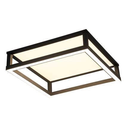 Eglo - LED Dimbar taklampa LED/29,4W/230V 2700-6500K svart + fjärrkontroll