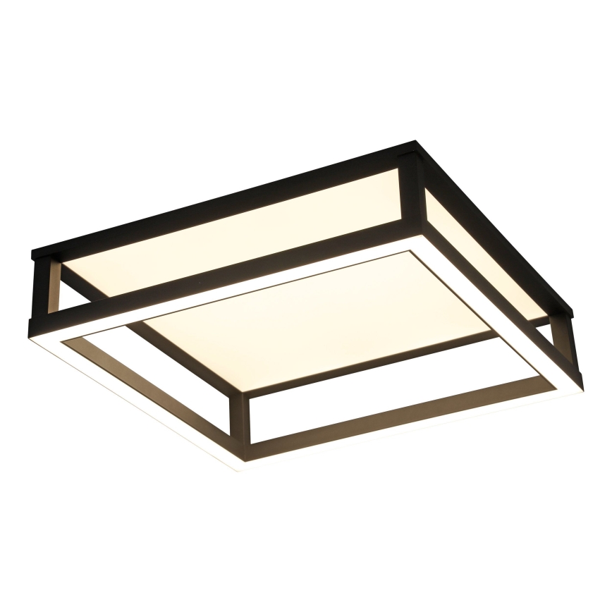 Eglo - LED Dimbar taklampa LED/29,4W/230V 2700-6500K svart + fjärrkontroll