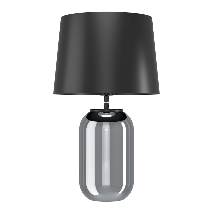 Eglo - Bordslampa 1xE27/40W/230V svart/rökig