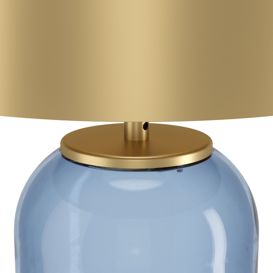 Eglo - Bordslampa 1xE27/40W/230V guld/blå