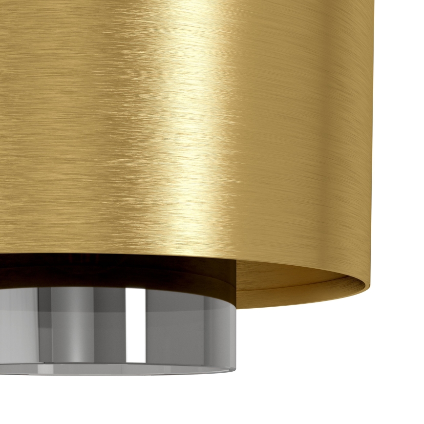 Eglo - Ljuskrona med textilsladd 3xE27/40W/230V guld