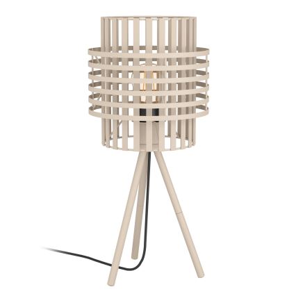 Eglo - Golvlampa 1xE27/40W/230V grädde