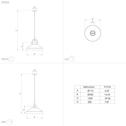 Eglo - Ljuskrona med textilsladd 1xE27/40W/230V grå