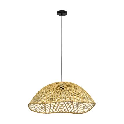 Eglo - Ljuskrona med textilsladd 1xE27/40W/230V diameter 72 cm bambu