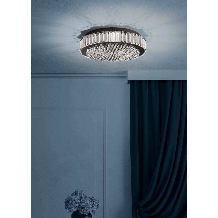 Eglo - LED Dimbar taklampa LED/23,5W/230V 4000K svart