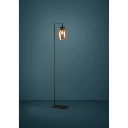 Eglo - Golvlampa 1xE27/40W/230V brun