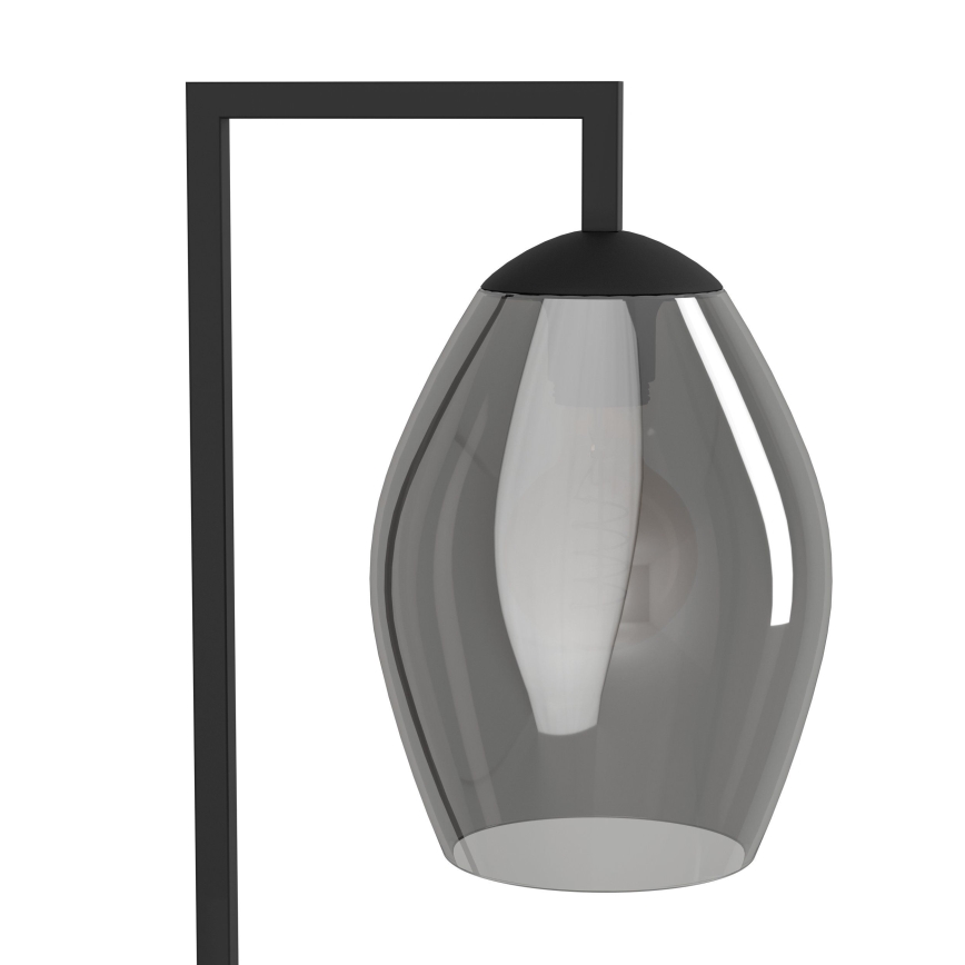 Eglo - Golvlampa 1xE27/40W/230V rökig
