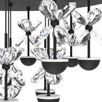 Eglo - LED Dimbar taklampa LED/27W/230V 3000K svart