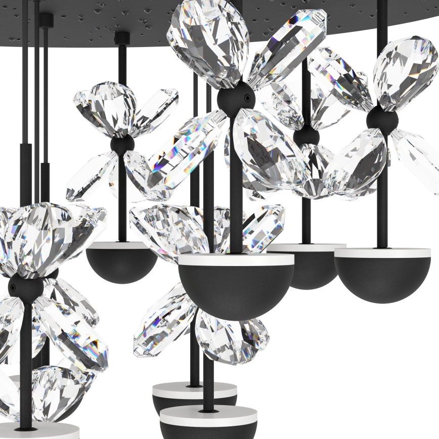 Eglo - LED Dimbar taklampa LED/27W/230V 3000K svart