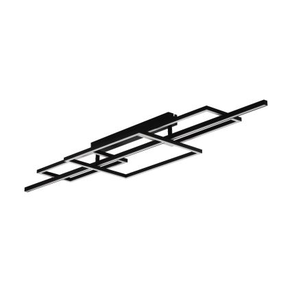 Eglo - Dimbar LED ytmonterad ljuskrona LED/34,5W/230V 3000K svart