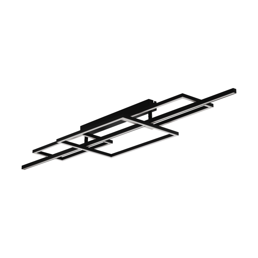 Eglo - Dimbar LED ytmonterad ljuskrona LED/34,5W/230V 3000K svart