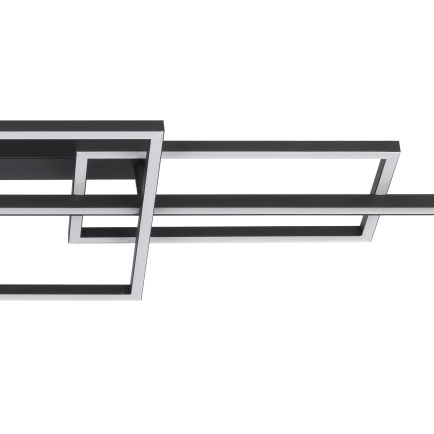 Eglo - Dimbar LED ytmonterad ljuskrona LED/34,5W/230V 3000K svart