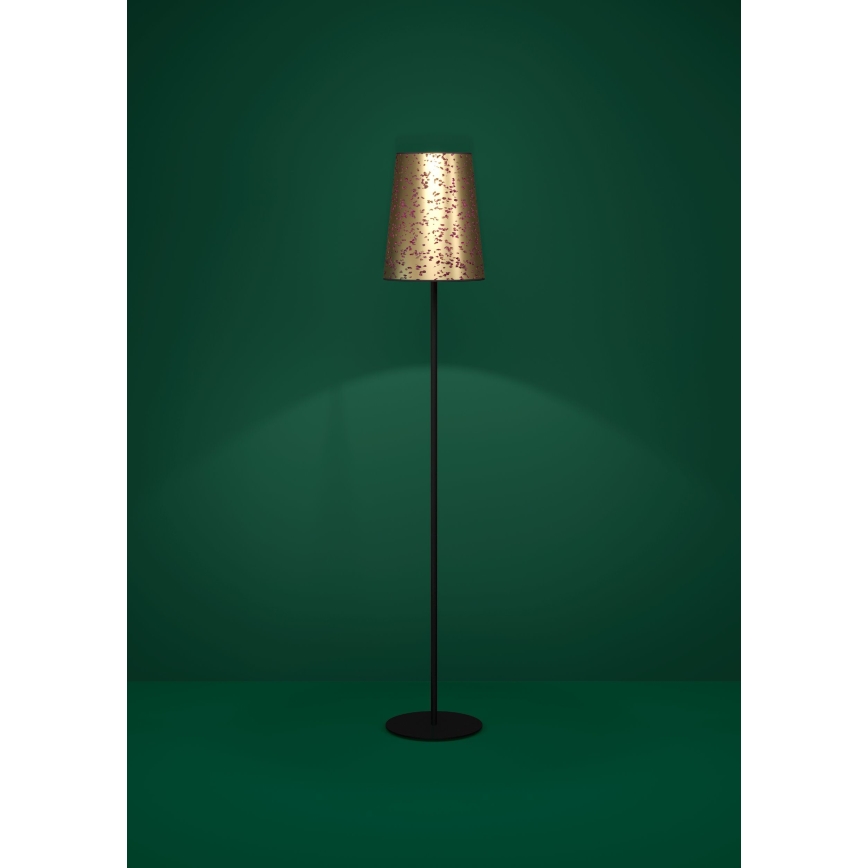 Eglo - Golvlampa 1xE27/25W/230V guld/rosa