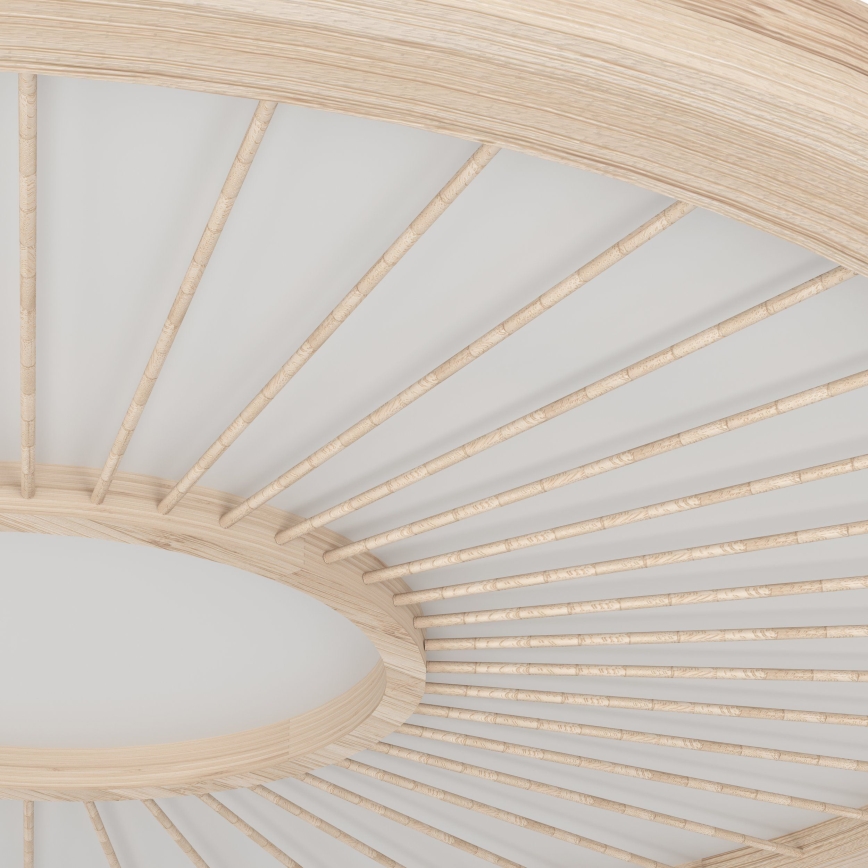 Eglo - LED ljusreglerad ljuskrona på textilsladd LED/36W/230V 4000K beige