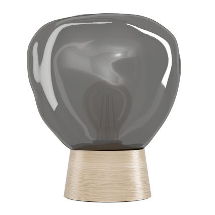 Eglo - Bordslampa 1xE27/40W/230V rökig