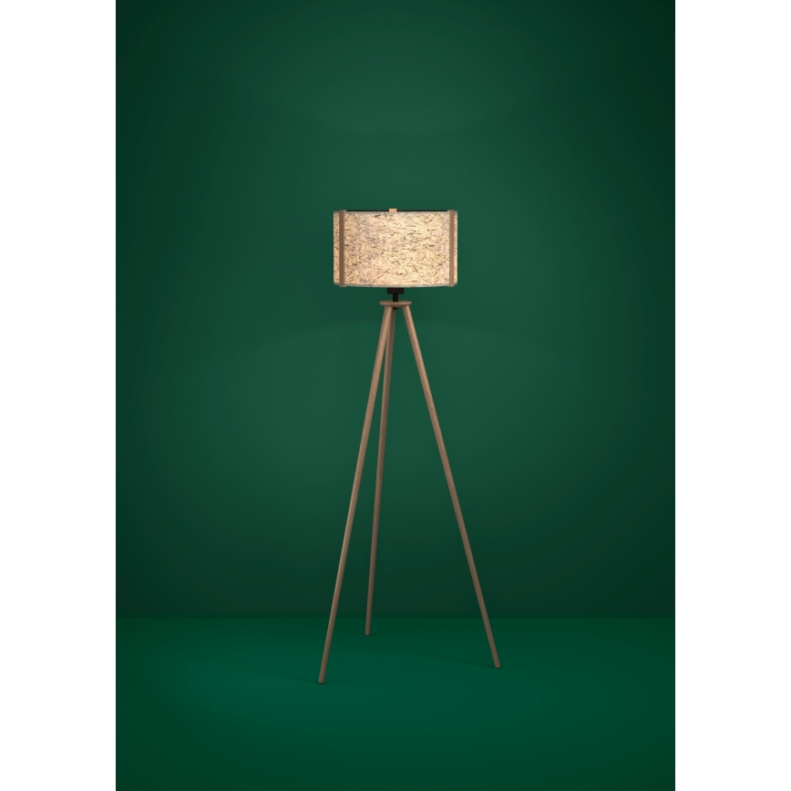 Eglo - Golvlampa 1xE27/25W/230V beige