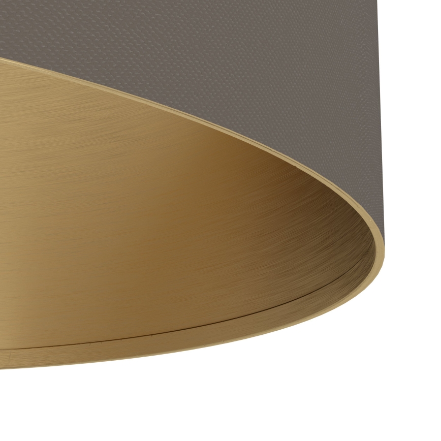 Eglo - Golvlampa 1xE27/40W/230V brun/guld