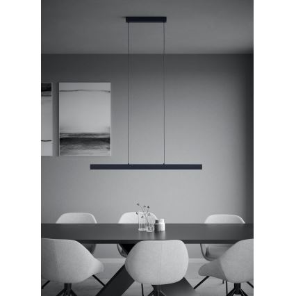 Eglo - LED dimbar taklampa LED/20W/230V 3000K svart