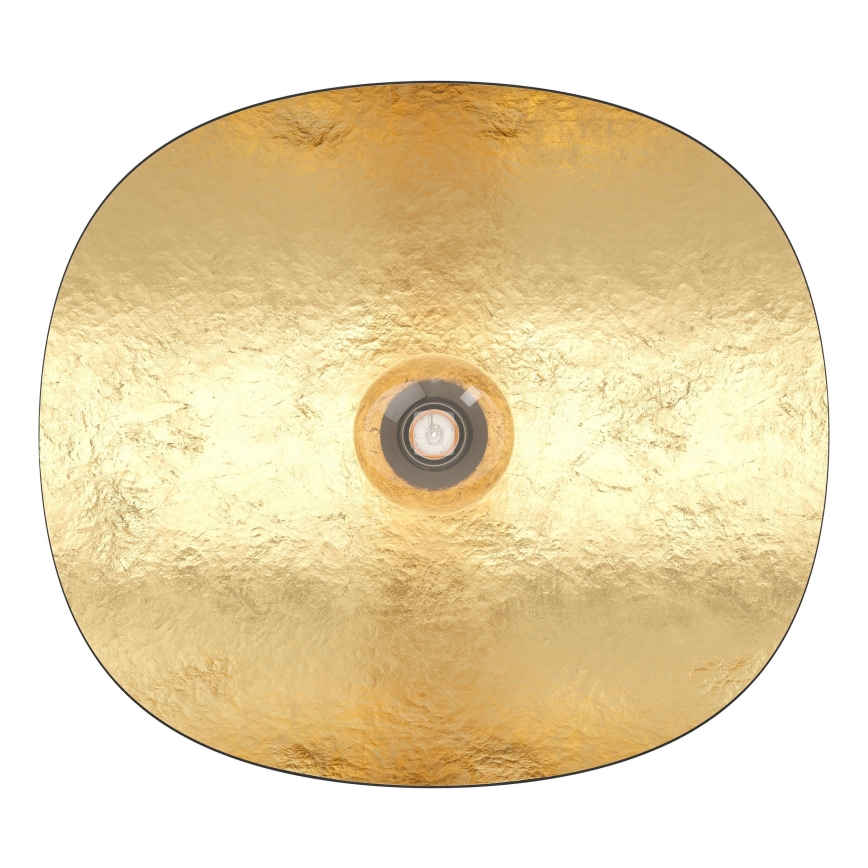 Eglo - Taklampa 1xE27/40W/230V svart/guld