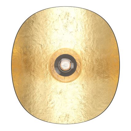 Eglo - Vägglampa 1xE27/40W/230V svart/guld