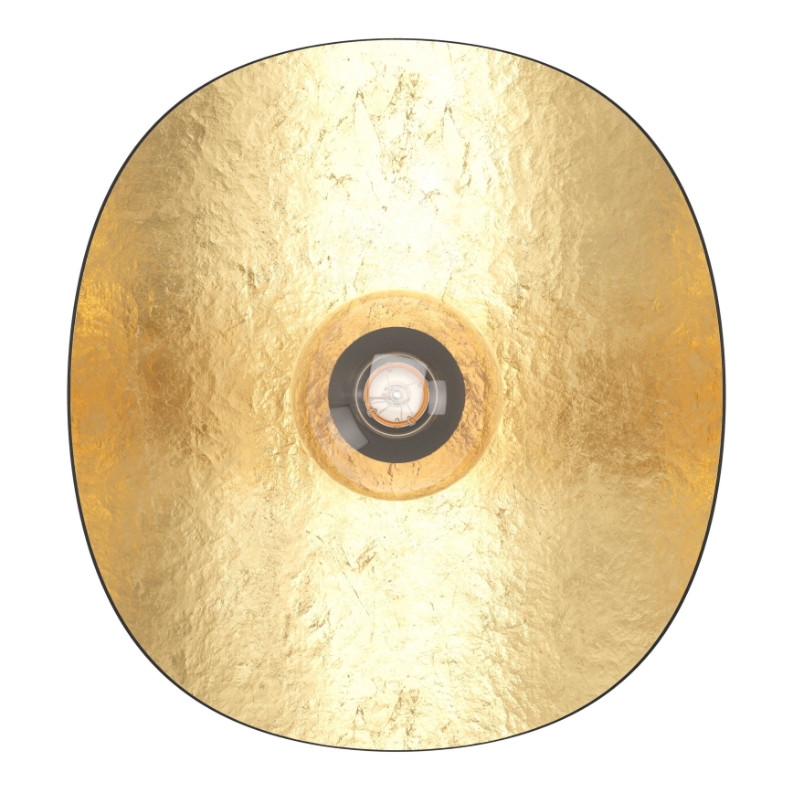 Eglo - Vägglampa 1xE27/40W/230V svart/guld