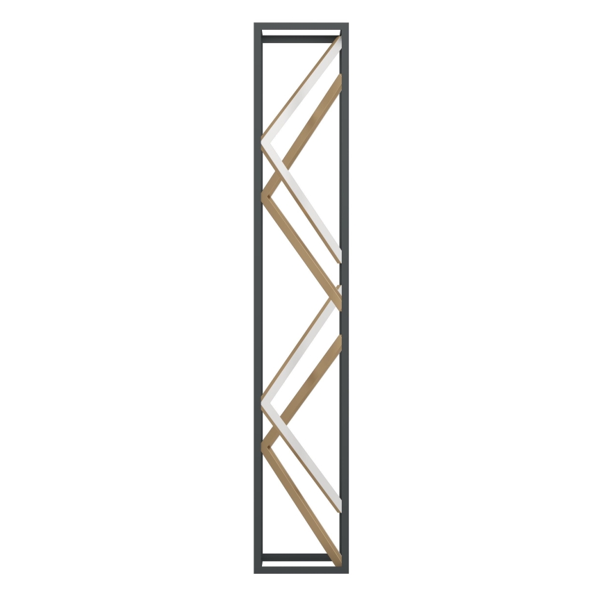 Eglo - LED Dimbar golvlampa LED/23W/230V 2700-6500K svart/guld + fjärrkontroll