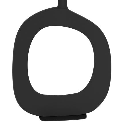 Eglo - Bordslampa 1xE27/60W/230V 88 cm svart/grädde