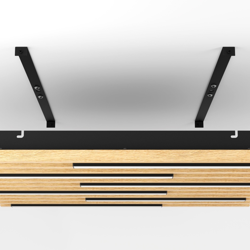 Eglo - LED Dimbar taklampa 6xLED/8,5W/230V 3000K 57,5x57,5 cm brun