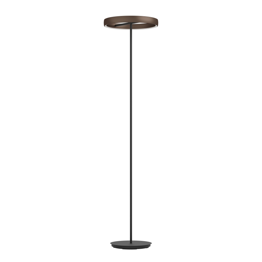 Eglo - LED dimmerbar golvlampa med rörelsesensor 2xLED/19W/230V 2200-6500K brun