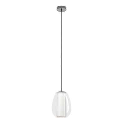 Eglo - LED-dimbar pendelarmatur på kabel LED/7W/230V + LED/1,6W 2200-6500K svart krom