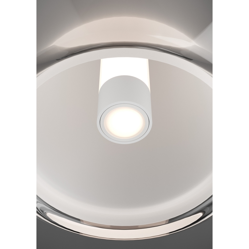 Eglo - Dimbar LED-pendellampa på wire 2xLED/7W/230V + 4xLED/5,5W + 6xLED/1,6W blank krom