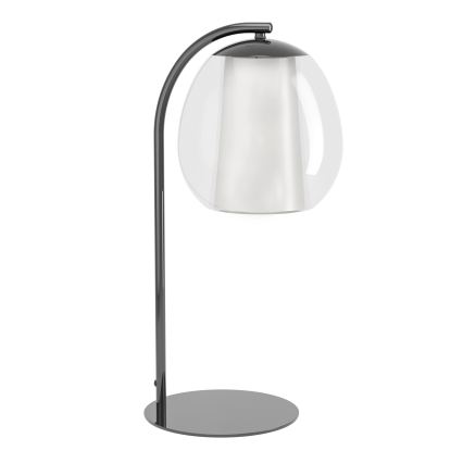 Eglo - Dimbar LED-bordslampa LED/5,5W/230V + LED/1,6W 2200-6500K svart krom