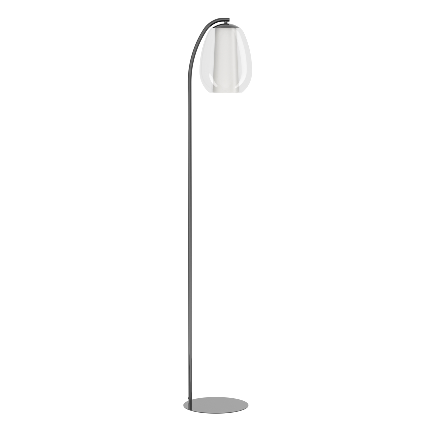 Eglo - Dimbar LED-golvlampa LED/7W/230V + LED/1,6W 2200-6500K svart krom