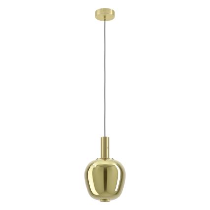Eglo - LED-dimmerbar pendellampa med kabel LED/6W/230V + LED/1,6W 2200-6500K Ø 25 cm guld