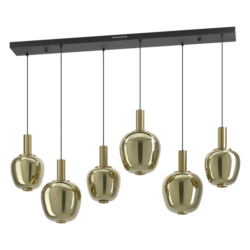 Eglo - LED-dimmbar ljuskrona 3xLED/5W/230V + 3xLED/6,5W + 6xLED/1,6W 2200-6500K guldfärgad