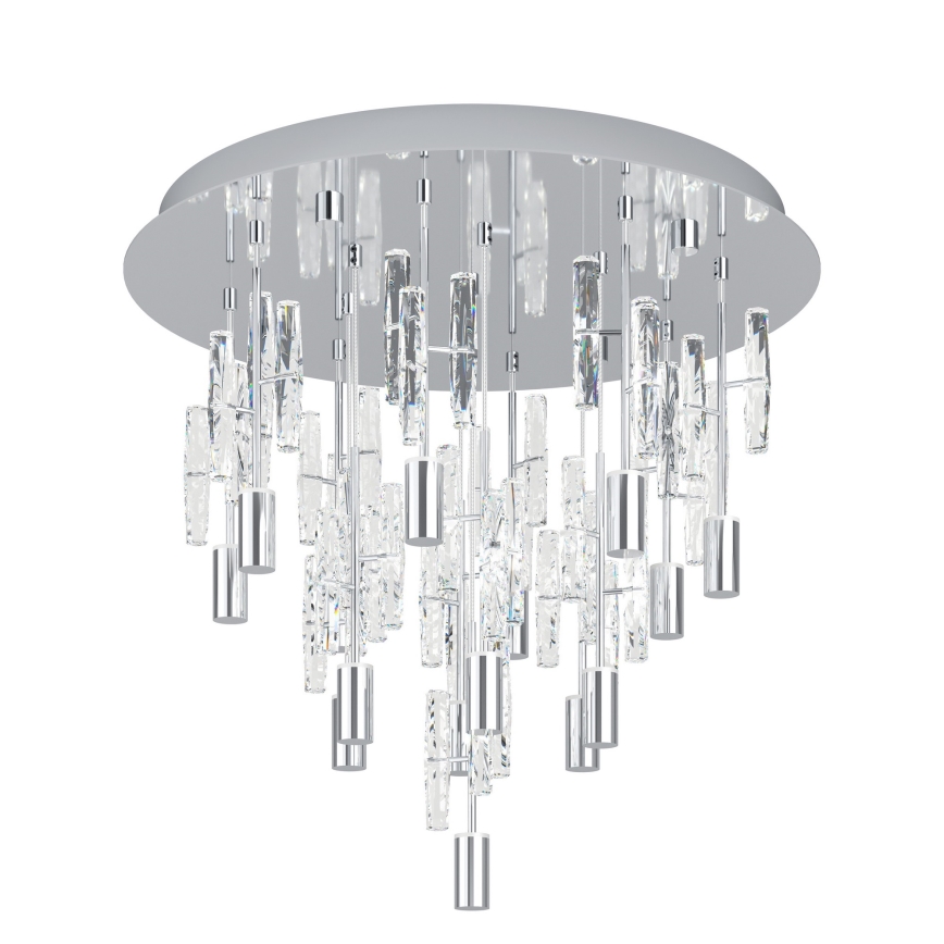 Eglo - LED-taklampa 15xLED/2,6W/230V 2200/3000/4000K Ø 50 cm blank krom