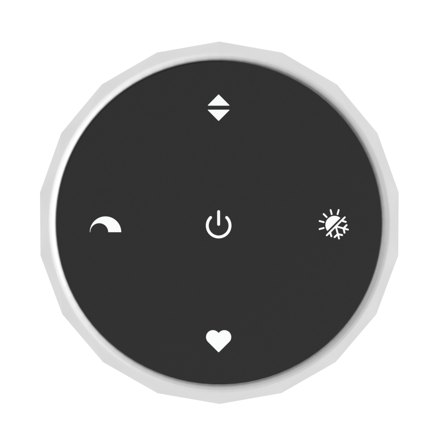 Eglo - LED dimbar pendellampa på kabel 5xLED/5,8W/230V 2200-6500K svart/beige/rökfärgad + fjärrkontroll