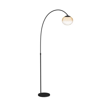 Eglo - Dimmbar LED-golvlampa LED/5,8W/230V 2200-6500K beige/rökfärgad + fjärrkontroll