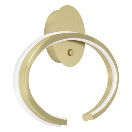 Eglo - Dimbart väggarmatur LED/12W/230V 2200-6500K guldutförande