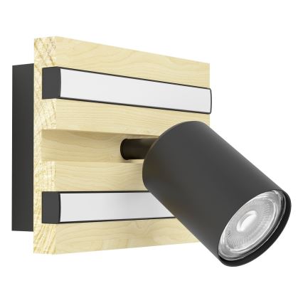 Eglo - LED väggspotlight LED/2,2W/230V + 2xLED/1,2W + 2xLED/2W beige/svart